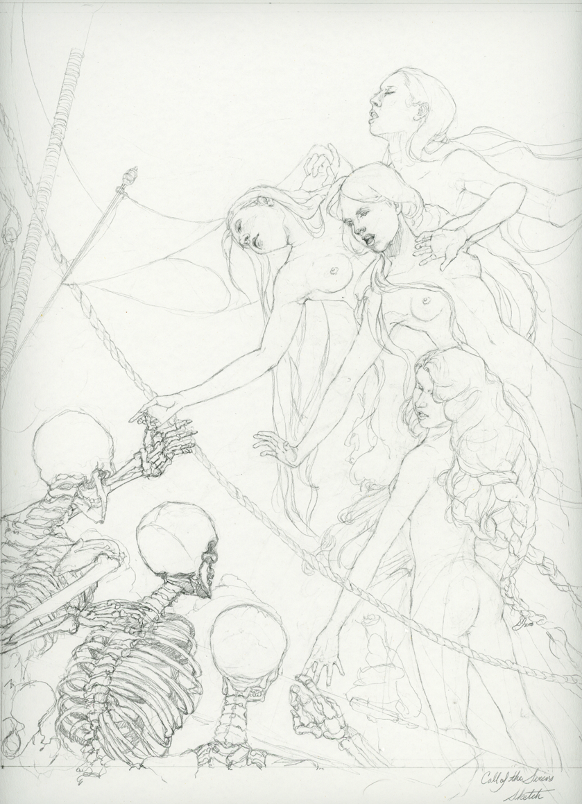 Call of the Sirens_Drawing_2018_Shaima